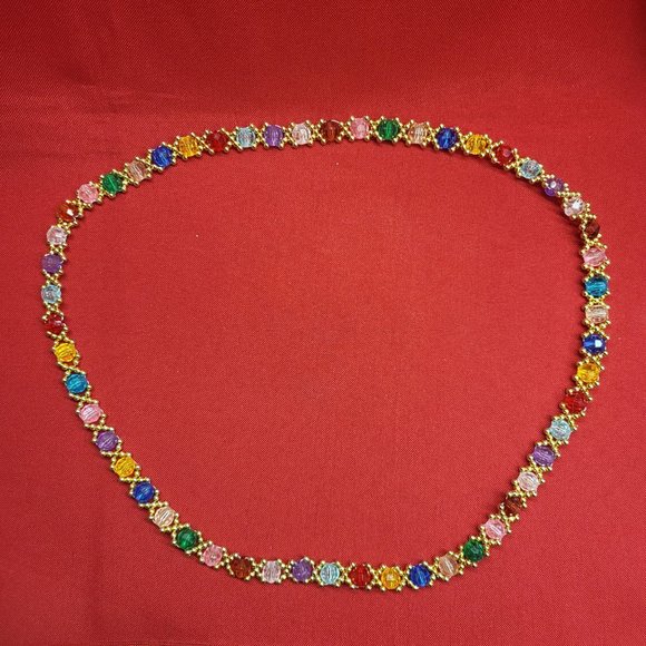 Multicolor Bead Necklace - Picture 2 of 8
